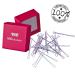 30-Pack Hair-Like Loved Bobby Pins Clips | White Pink & Purple | 5cm with Pink Storage Box - Perfect for All Hair Types - Buy Online on GoSupps.com