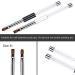 Ycyan 2Pcs Oval Flat UV Gel Nail Brush Set | Professional Rhinestone Handle Nail Art Design Brushes - Buy Online on GoSupps.com