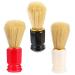 Frcolor 3 pieces Bart Razor brush Plastic handle Hair Razor Brazil Manual Razor Care Tool B rsten Bartbrush with stand for men Salon (black red white)