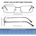Skyway 3 Pack Reading Glasses for Men - Metal Frame Blue Light Blocking Glare Protection 3x Gray 1.5 Diopters - International Shipping - Buy Online on GoSupps.com
