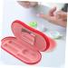 Homsfou Double-Layer Glasses Case - Travel Lens Storage Box PU Leather Red | Organizer for Glasses & Lenses - Ideal for Home & Travel - Buy Online on GoSupps.com