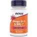 Now Supplements Mega D-3 & MK-7 5000 IU / 180 mcg Bone & Cardiovascular Support* Vitamins K-3 & K-2 180 Capsules