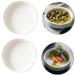 MAGICLULU 4 Pcs Sauce Dish Vinegar Dish Olive Oil Dipping Dishes Appetizer Dishes Japanese Soy Sauce Dishes Small Ceramic Bowls Sauce Serving Dipping Bowls Fries Cooking Ceramics re-usable 9X9X2.5CMx2pcs Whitex2pcs - Buy Online on GoSupps.com