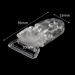Pack of 10 Clear Plastic Clips - Multifunctional Pacifier Holders | 39 x 16 mm | International Shipping Available - Buy Online on GoSupps.com