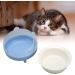 Elevated Blue Ceramic Cat Bowl - Increased Ceramic Food Bowls for Cats & Kittens - Durable Inclined Design - Buy Online on GoSupps.com