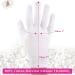 Moisturizing Gloves for Over Night Bedtime | Premium Cotton | Eczema Dry Sensitive Skin Therapy | Secure Wristband | One Size Fits Most - 6 Pairs - Buy Online on GoSupps.com