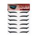 Zeaybsr Eyeliner sticker 6 pairs black thick eyeliner sticker reusable eyeliner sticker easy to attach and remove (GT2205)