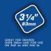 Pride Professional Tee System 3-1/4 inch Plastic Golf Tees - 30 Count (Blue) | EV31430 - Buy Online on GoSupps.com