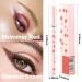 2Pcs Glitter Liquid Eyeliner Pen Set in Dark Red & Brown | Waterproof, Smudge Proof, Long Lasting | Metallic Satin Finish, High Pigmentation | Colorful Sparkle Eye Liner - 2 Count - Buy Online on GoSupps.com