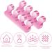 Buy Silicone Toe Separator - Washable Pedicure Tool for Overlapping Toes | Pink Toenail Divider - Buy Online on GoSupps.com