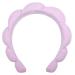 MFUOE Spa Sponge Headband Mimi and Co Spa Headband for Women Girls Sponge Terry Towel Cloth Fabric HeadBand for Face Washing Makeup Removal Shower Skincare (Pink)