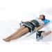Wolves portable backlum baltraction device for bed lumbar traction device improvement of the spine posture correction for lumbago back pain traction 0-800n black
