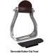 Tahoe Tack Angled Engraved Knee Relief Western Show Stirrups - Comfort and Style for Western Riders - Buy Online on GoSupps.com