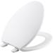 Kohler K-4774-0 Brevia Elongated White Toilet Seatwith Quick-Release Hinges And Quick-Attach Hardware For Easy Clean White Elongated Seatwith