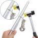 Ring Sizer Gauge Set with Rubber Hammer and Ring Mandrel - US Sizes 0-15 (3 PCS) - Buy Online on GoSupps.com