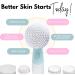 Duvolle Radiance Spin-Care System: Portable Waterproof 7-Inch Face and Body Spin Brush with 4 Heads for Deep Cleansing and Exfoliation - Buy Online on GoSupps.com