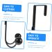 Baluue Clothes Rack 6 Pcs Double Hook Towel Hooks Wall Mounted Clothing Rack Over Door Clothes Hanger Rack Metal Coat Hooks 14x9cmx3pcs Blackx3pcs - Buy Online on GoSupps.com