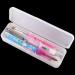 Beauticom Double-Layer Personal Storage Case for Nail Art Pens, Brushes, and Tools (Frosted White) - Buy Online on GoSupps.com