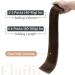 Elailite Tape Extensions - Invisible Real Human Hair - 20pcs 60cm #04 Mittel Braun - Premium Quality Hair Extensions for Seamless Volume - Buy Online on GoSupps.com