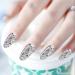 Shine Silver Glitter Hexagon Sequins Dip Powder Nails - 28g/Box | Long-lasting & No UV Light Needed | HJ-ND064B-No.122 - Buy Online on GoSupps.com