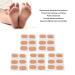 Foot Callus Cushion Toe Pads - Prevent Friction & Distribute Pressure - 30pcs Skin Color Corn Cushions - Buy Online on GoSupps.com