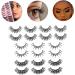 FRCOLOR 10 Pairs Glitter Diamond Eyelashes false lashes women lashes with rhinestones lashes with glitter costume eyelashes lash extensions supplies fluffy chemical fiber child - Buy Online on GoSupps.com