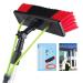 3m-12m Window Cleaning Telescopic Pole Water Fed Extendable Brush Suitable for Cleaner Conservatory Roof Photovoltaic Panel Cleaning/Window Clean 30cm Brush Head 8m/26.24ft 8m/26.24ft 30cm brush head