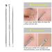 9PCS Blackhead Remover Comedone Extractor Kit with Tweezers and Free Eyebrow Brush - Buy Online on GoSupps.com
