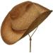 MG Outback Tea Stained Raffia Straw Hat - Natural Tea | One Size - Buy Online on GoSupps.com