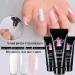 Anself Poly Gel Builder Set - Complete Nail Extension Kit with 48 Quick Building Form Tips & LED UV Lamp - Perfect for Home Use & Professional Nail Art - Buy Online on GoSupps.com