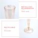 6PC MR.FOAM Disposable Rose Gold Glitter Plastic Champagne Flutes - Perfect for Parties and Special Occasions - Buy Online on GoSupps.com