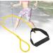 OUKENS Single Resistance Exercise Band - Comfortable Handles for Physical Therapy & Strength Training - Yellow Elastic Cord for Muscle Toning - Buy Online on GoSupps.com
