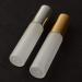 Enslz 6 x 10ml Refillable Frosted Glass Spray Bottles with 2 x 3ml Pipettes - Silver | Perfect for Perfume & Travel - Buy Online on GoSupps.com