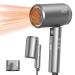 1400W Foldable Ionic Blow Dryer for Curly Hair - Quick Dry with Negative Ion Technology