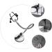 Alipis Adjustable Blow Bathroom Storage Suction Hair Stand Cup Steel Holder Dryer Rack Hands - Buy Online on GoSupps.com