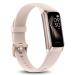 IMFRCHCS Fitness Tracker Activity Tracker with 1.1" AMOLED Color Display Smart Watch, 24/7Heart Rate Monitor, Indoor Outdoor Tracking, Sleep Monitor, 5 ATM Waterproof Step Counter Watch for Women Men Pink