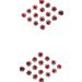 Round Fancy Maroon Bindi With Stone Round Stone Bindi for women and girls