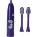 Mermaid Purple Electric Toothbrush - Waterproof 6000 RPM Soft PBT Brush for Kids | Cartoon Pattern Dental Care Device - 1 Pack - Buy Online on GoSupps.com
