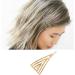 YAZILIND Geometric Triangle Hair Clips Set - Women's Alloy Hair Accessories - Buy Online on GoSupps.com