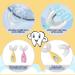 Children's U-Shaped Toothbrush - All-Round Manual Silicone Brush in Pink & Yellow | Ideal for Whole Mouth Cleaning - Buy Online on GoSupps.com