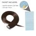 SEGO Hair Extensions 20 Inch - 20 PCS #4 Medium Brown | Premium Quality International Shipping - Buy Online on GoSupps.com