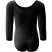 WEGETIT Girls Gymnastics Leotard Toddler Ballet Long Sleeve Dance Tutu - Black (8-10 Years) - Buy Online on GoSupps.com