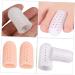 Healvian Silicone Gel Toe Sleeves for High Heel Protectors - 6 Pairs | Thumb & Ingrown Toe Sleeves with Hole | Toe Cushion & Caps | Reusable & Protective Cases | Assorted Color - 4.3x1.7cm - Buy Online on GoSupps.com