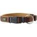 Hunter neoprene Vario plus neck dog collar nylon padded with neoprene 35-40/2.0 (S-M) brown/caramel 35-40/2.0 (S-M) brown/caramel