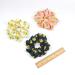 3 Pieces Set Elastic Pineapple Pattern Scrunchies | Stretchy Hair Rings for Girls - Random Colors - Buy Online on GoSupps.com