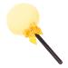 SOESFOUFU Makeup Blenders puff body brush lollipop shape makeup puff fragrance dusting makeup cleaner kids tools after-bath powders puff super soft long hair child big puff take a bath