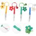 SHINEOFI 4pcs Seam Ripper Key Rings Keychain Key Fob Sewing Thread Sewing Remover Clothing Needle Puller - Buy Online on GoSupps.com
