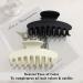 Venhay Hair Claw Clips 3.8 Inch - No Slip Matte Jaw Clip for Thin & Medium Thick Hair - 4 Pack Assorted Colors - Women, Girls - Buy Online on GoSupps.com