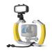 Movo DiveRig4 Diving Rig Bundle with Waterproof LED Light - Compatible with GoPro HERO3, HERO4, HERO5, HERO6, HERO7, HERO8, and DJI Osmo Action Cam - Scuba Accessories for Underwater Camera