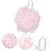 NOLITOY 4 Pcs Bath Ball - Exfoliating Loofahs for Body Skin Cleaning | Shower Scrubber & Bathing Tool - Buy Online on GoSupps.com